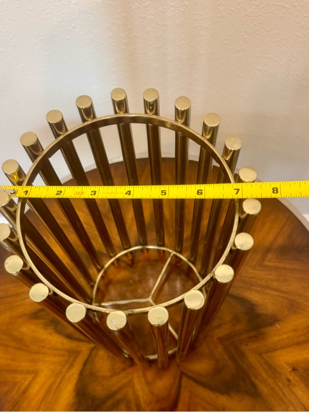 Tozai Home Stainless Steel Modern Column 14” Candle Holder - Picture 7 of 7